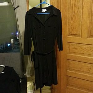 Laundry size 12 black shirtdress